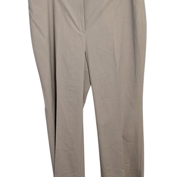 Jones New York Womens Modern Fit Stretch Pants 20W Light Gray Slim Thru Thigh - Picture 2 of 12
